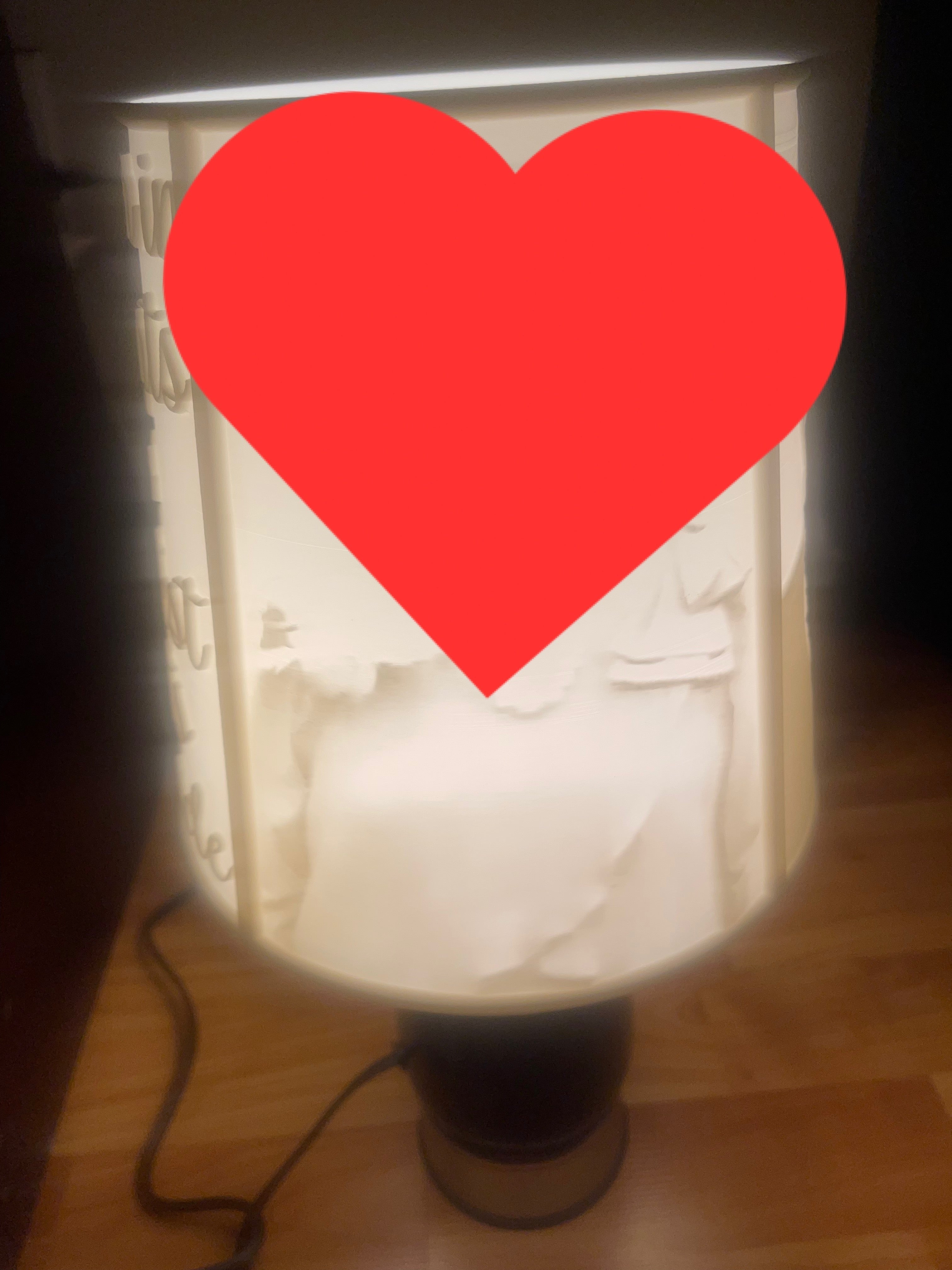 3D Printed Custom Lamp Shade